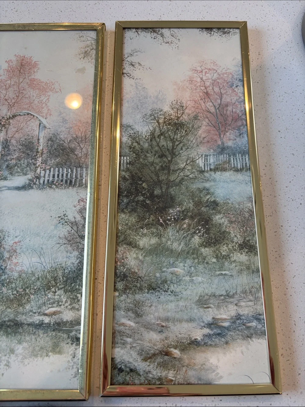Vintage 3-Piece Framed Landscape Art Set